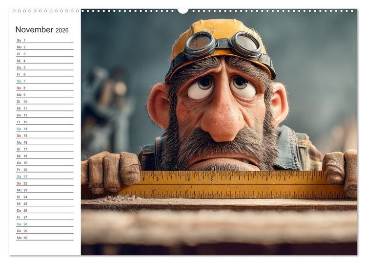 Produktbild: Kaffee, Kabel, Katastrophen (Wandkalender 2026 DIN A2 quer), CALVENDO Monatskalender