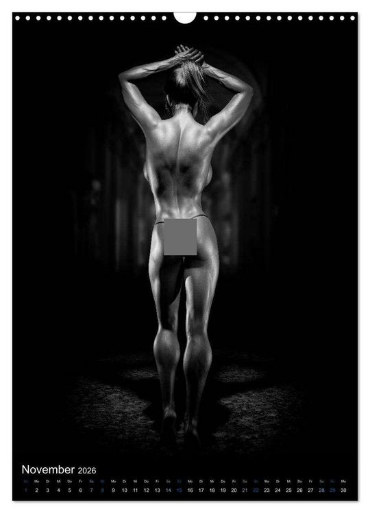 Produktbild: Kraft-Akt - Fitnessgirls in erotischen Abbildungen (Wandkalender 2026 DIN A3 hoch), CALVENDO Monatskalender