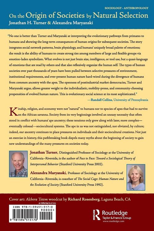 Produktbild: On the Origin of Societies by Natural Selection