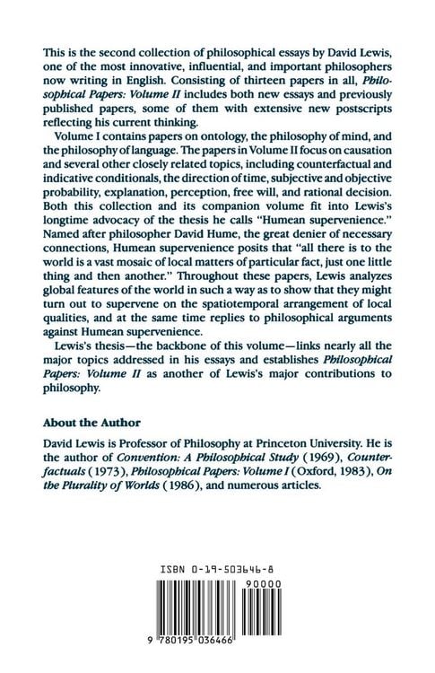 Produktbild: Philosophical Papers