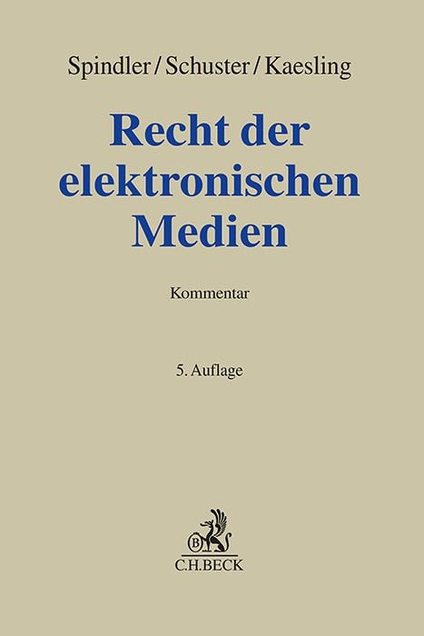 Produktbild: Recht der elektronischen Medien