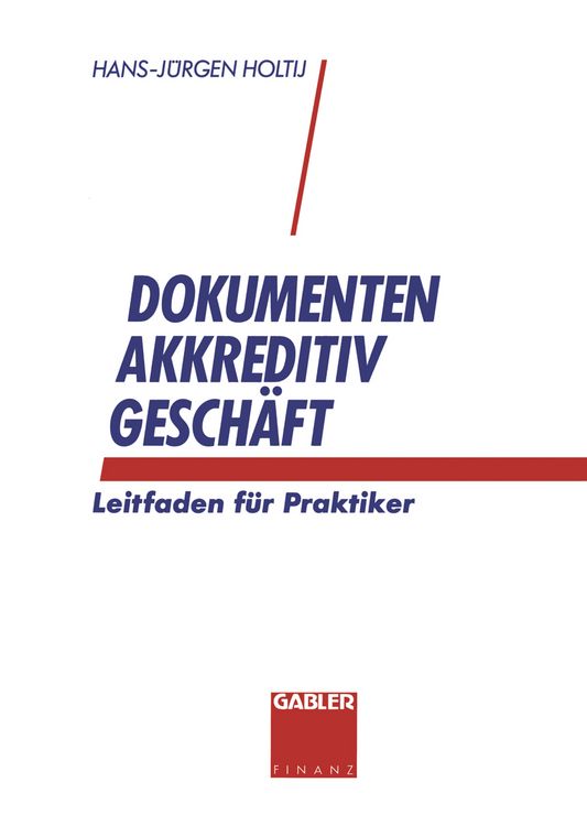 Produktbild: Dokumentenakkreditivgesch&auml;ft
