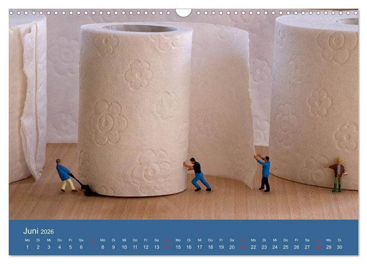 Produktbild: Neue Miniaturen - Klein ganz gro&szlig; 2.0 (Wandkalender 2026 DIN A3 quer), CALVENDO Monatskalender