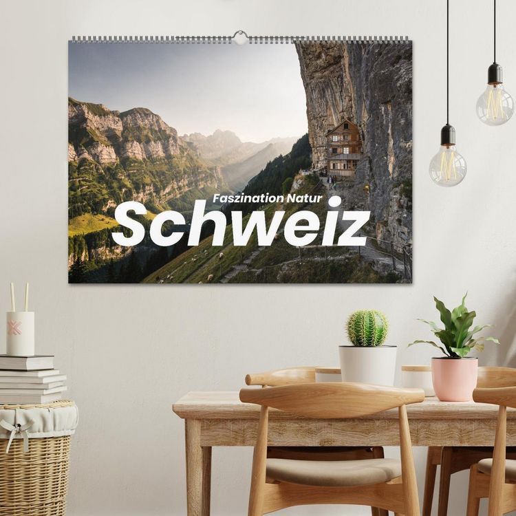 Produktbild: Schweiz - Faszination Natur (Wandkalender 2026 DIN A2 quer), CALVENDO Monatskalender