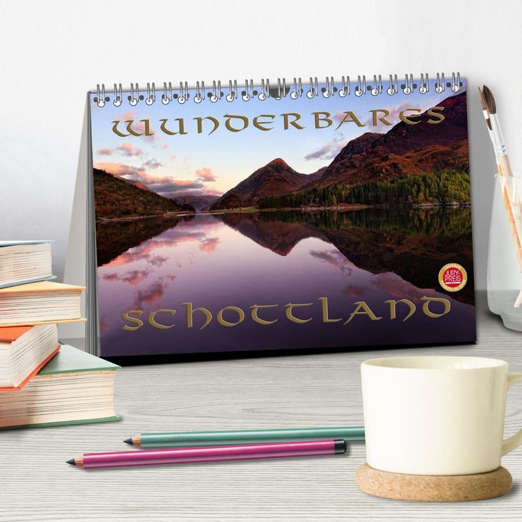 Produktbild: Wunderbares Schottland (Tischkalender 2026 DIN A5 quer), CALVENDO Monatskalender