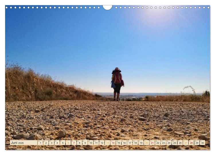 Produktbild: Buen Camino - pilgern auf dem Jakobsweg - Camino Franc&eacute;s (Wandkalender 2026 DIN A3 quer), CALVENDO Monatskalender