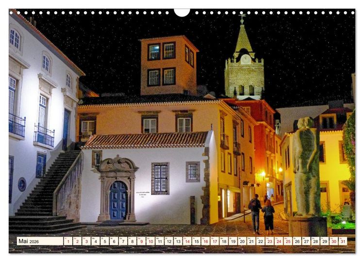Produktbild: Funchal - Die Hauptstadt von Madeira (Wandkalender 2026 DIN A3 quer), CALVENDO Monatskalender