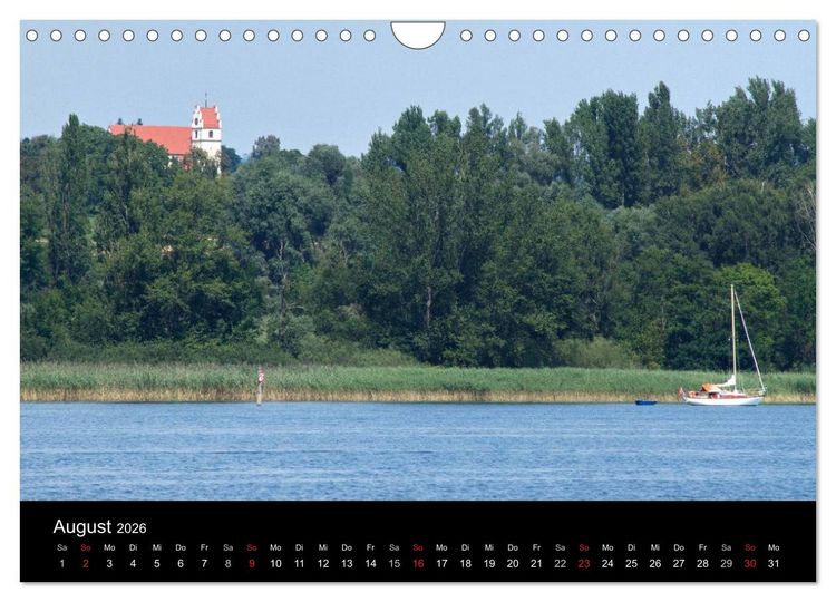 Produktbild: Ein Jahr am BODENSEE (Wandkalender 2026 DIN A4 quer), CALVENDO Monatskalender
