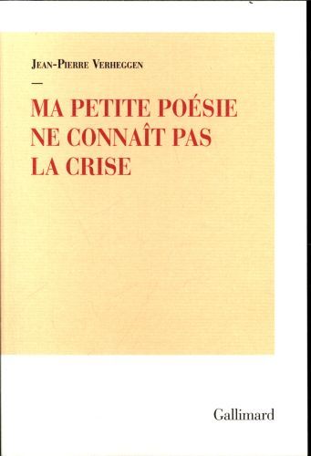 Produktbild: Ma petite po&eacute;sie ne conna&icirc;t pas la crise