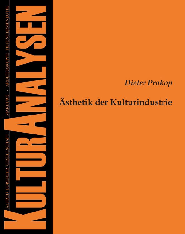 Produktbild: &Auml;sthetik der Kulturindustrie