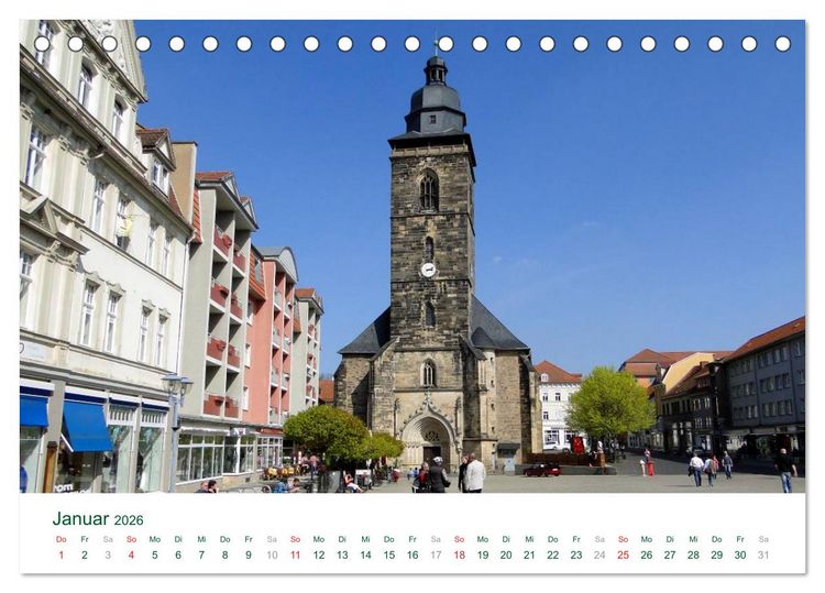 Produktbild: Residenzstadt GOTHA (Tischkalender 2026 DIN A5 quer), CALVENDO Monatskalender