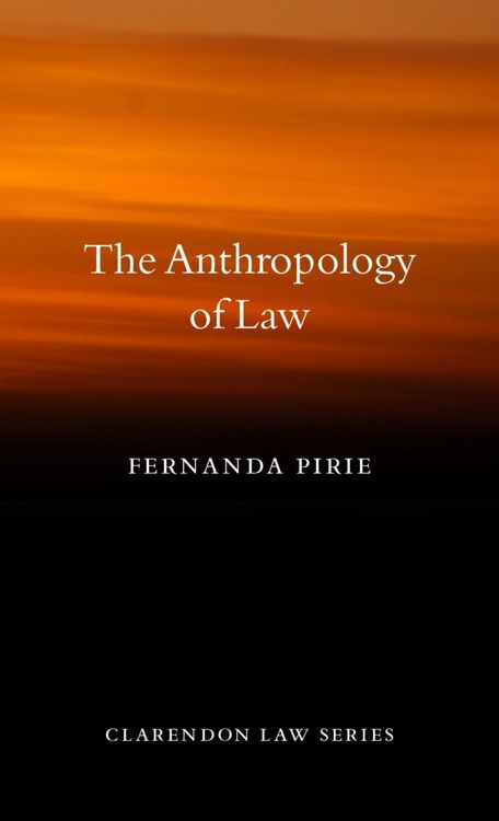 Produktbild: The Anthropology of Law