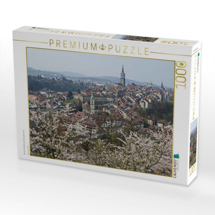 Produktbild: CALVENDO Puzzle Berner Altstadt vom Rosengarten aus | 1000 Teile Lege-Gr&ouml;&szlig;e 64x48cm Foto-Puzzle f&uuml;r gl&uuml;ckliche Stunden