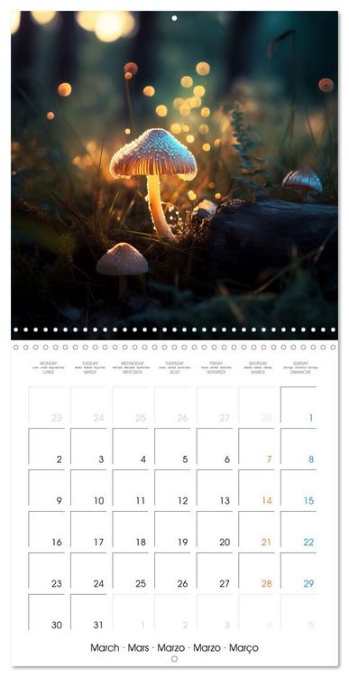 Produktbild: &Eacute;clats naturels (Calendrier mural carr&eacute; 2026 30x30 cm) Calendrier double avec une page pour vos prises de notes