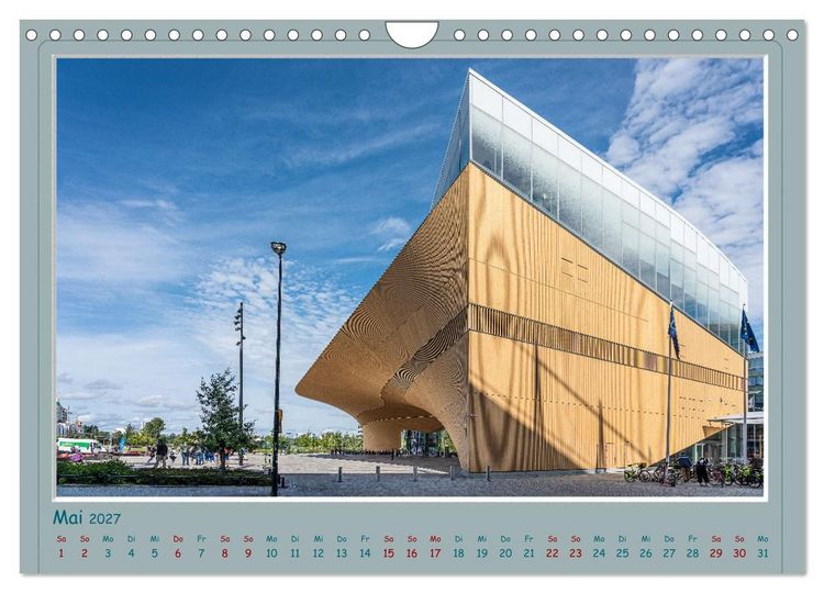 Produktbild: HELSINKI CITY (Wandkalender 2027 DIN A4 quer), CALVENDO Monatskalender