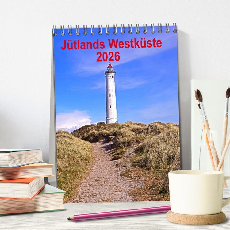 Produktbild: J&uuml;tlands Westk&uuml;ste 2026 (Tischkalender 2026 DIN A5 hoch), CALVENDO Monatskalender