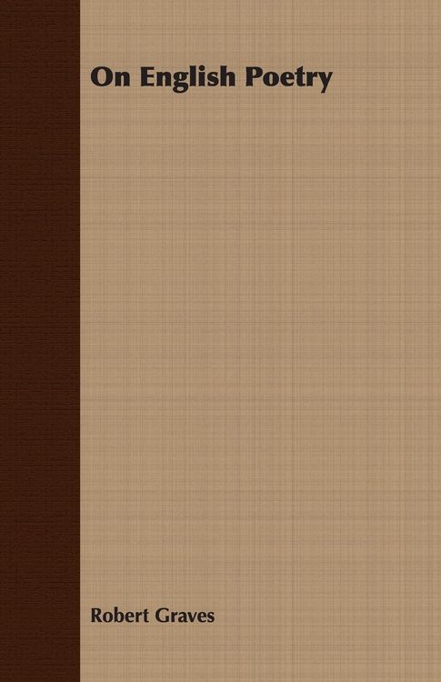 Produktbild: On English Poetry