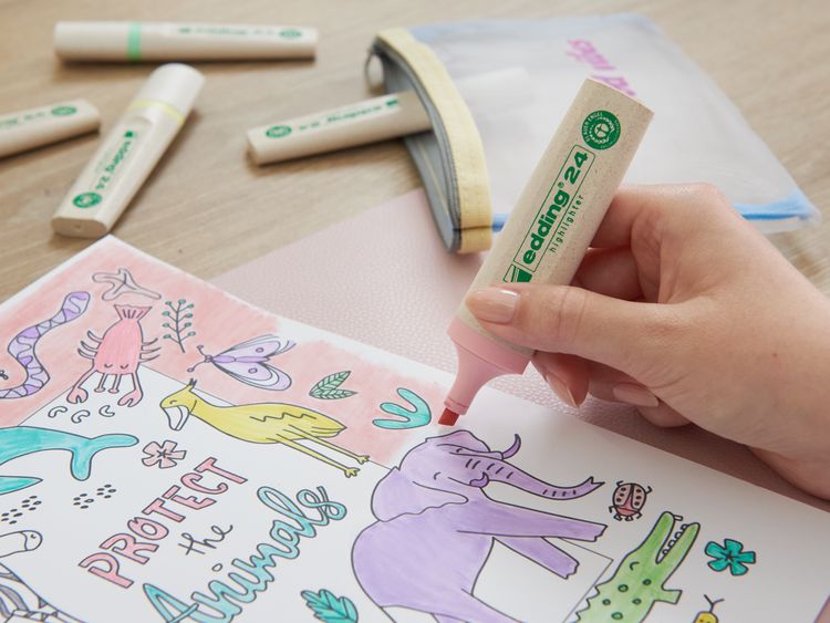 Produktbild: Edding Textmarker e-24 EcoLine pastellblau