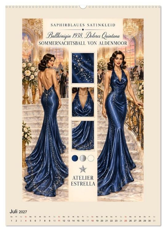 Produktbild: Die Ballk&ouml;niginnen von Aldenmoor (Wandkalender 2027 DIN A2 hoch), CALVENDO Monatskalender