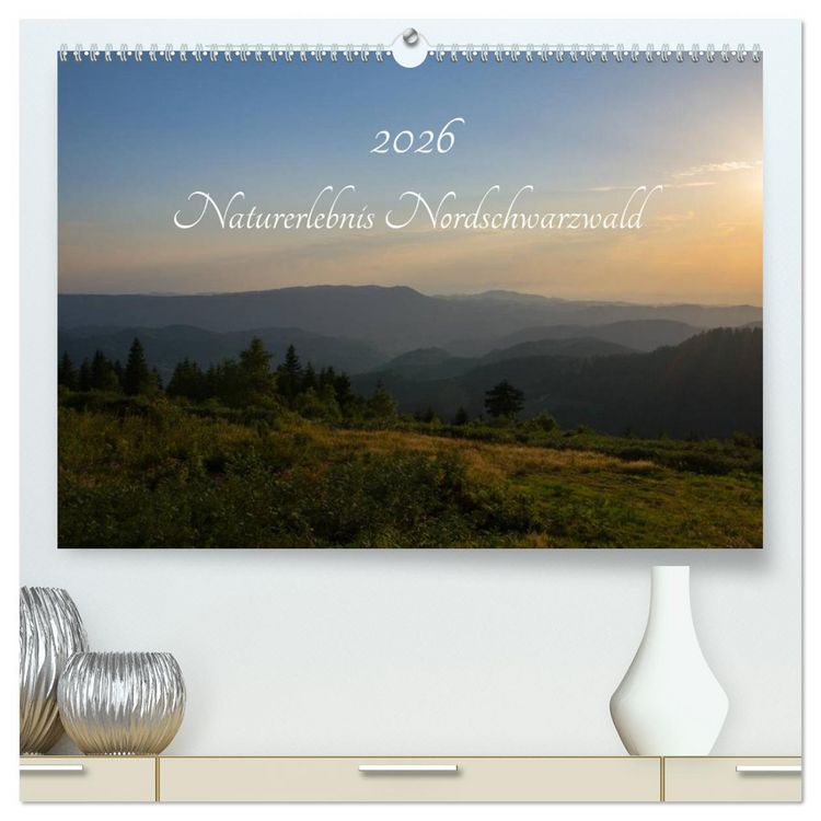 Produktbild: Naturerlebnis Nordschwarzwald (hochwertiger Premium Wandkalender 2026 DIN A2 quer), Kunstdruck in Hochglanz