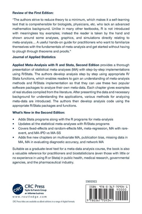Produktbild: Applied Meta-Analysis with R and Stata
