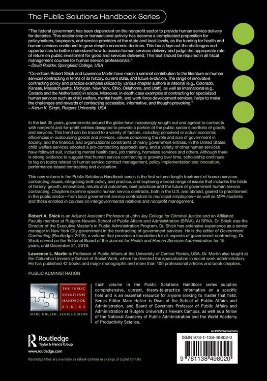 Produktbild: Human Services Contracting