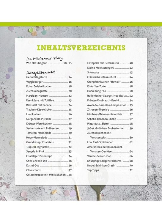 Produktbild: 10 JAHRE MIXGENUSS - Das große Jubiläumsbuch
