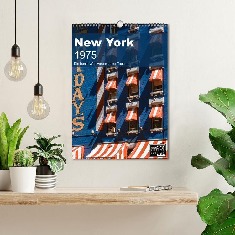 Produktbild: New York 1975 (Wandkalender 2026 DIN A3 hoch), CALVENDO Monatskalender