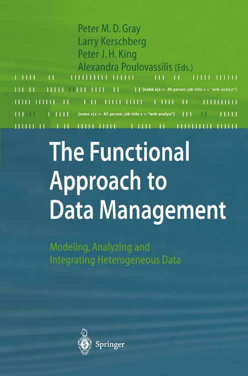 Produktbild: The Functional Approach to Data Management