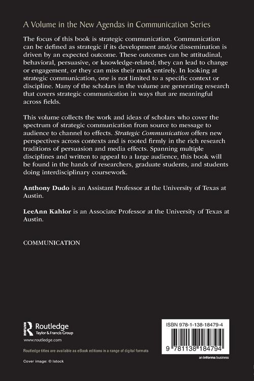 Produktbild: Strategic Communication