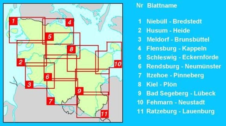 Itzehoe - Pinneberg 1 : 50 000