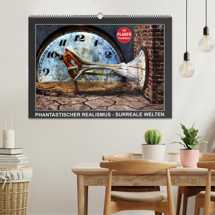 Produktbild: PHANTASTISCHER REALISMUS - SURREALE WELTEN (Wandkalender 2026 DIN A2 quer), CALVENDO Monatskalender