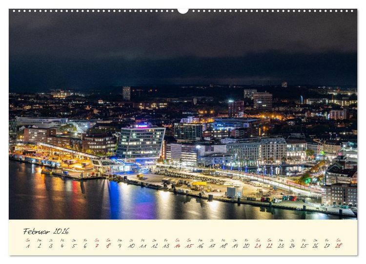 Produktbild: Kiel &ndash; Maritimes Flair im Wandel der Jahreszeiten (hochwertiger Premium Wandkalender 2026 DIN A2 quer), Kunstdruck in Hochglanz