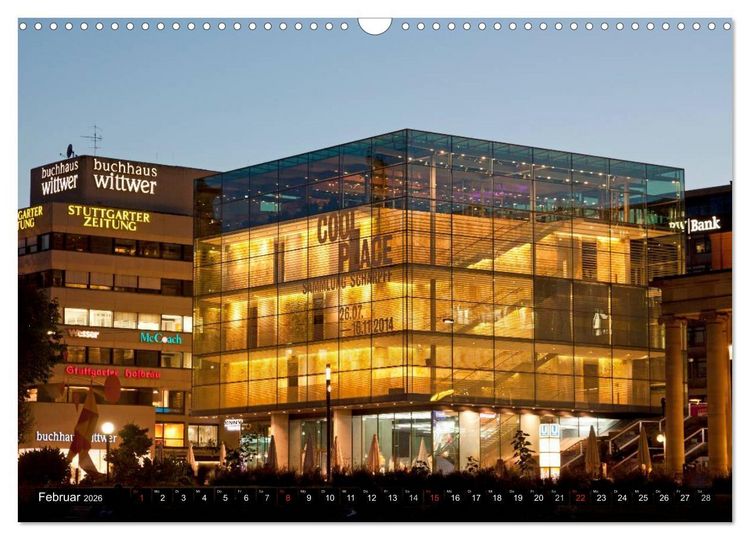 Produktbild: Landeshauptstadt Stuttgart (Wandkalender 2026 DIN A3 quer), CALVENDO Monatskalender