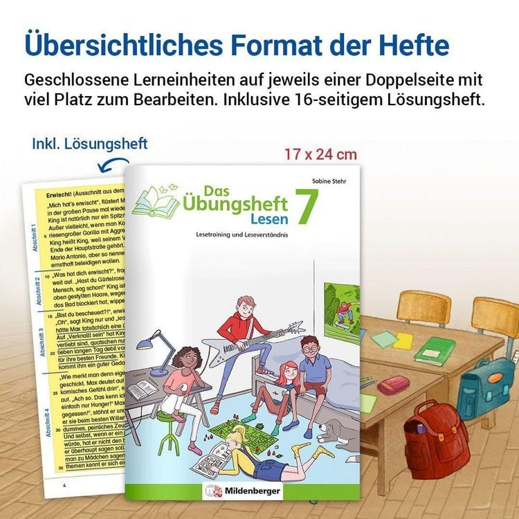 Produktbild: Das &Uuml;bungsheft Lesen 7