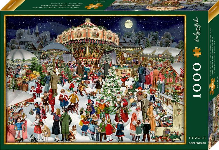 Produktbild: Puzzle - Nostalgischer Weihnachtsmarkt