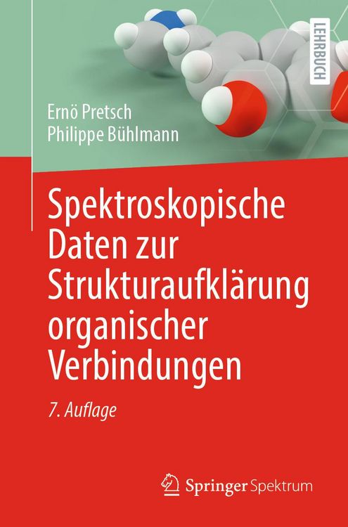 Produktbild: Spektroskopische Daten zur Strukturaufkl&auml;rung organischer Verbindungen