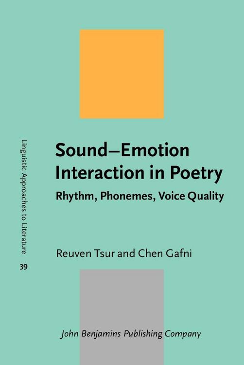 Produktbild: Sound-Emotion Interaction in Poetry