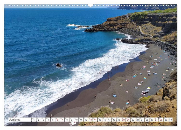 Produktbild: Puerto de la Cruz. Teneriffa Urlaub. (hochwertiger Premium Wandkalender 2026 DIN A2 quer), Kunstdruck in Hochglanz