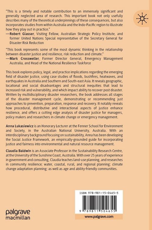 Produktbild: Natural Hazards and Disaster Justice