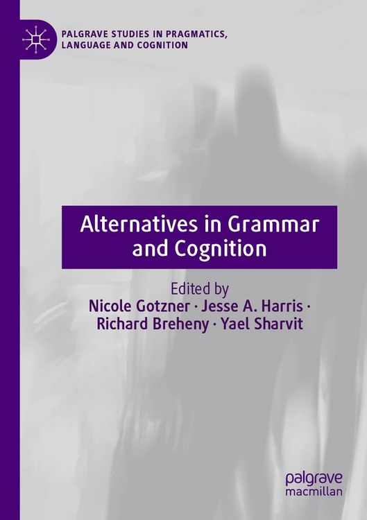 Produktbild: Alternatives in Grammar and Cognition