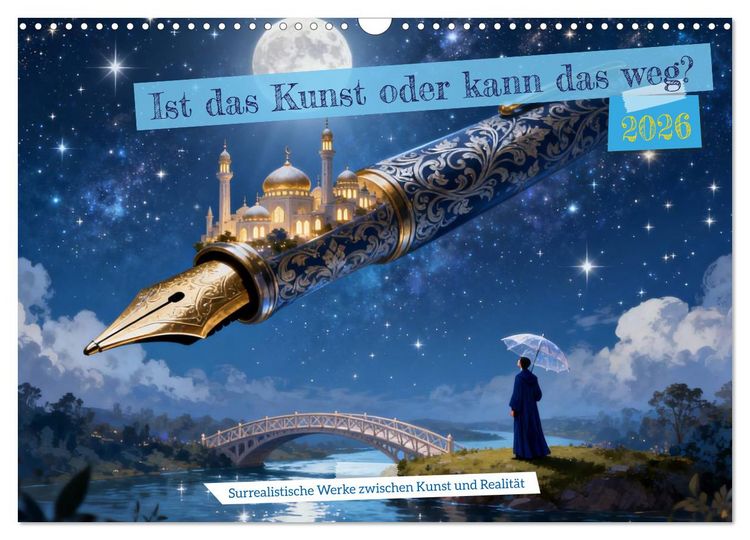 Produktbild: Ist das Kunst oder kann das weg? (Wandkalender 2026 DIN A3 quer), CALVENDO Monatskalender