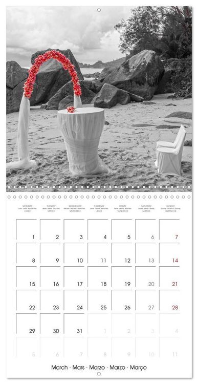 Produktbild: Red spots around the world (Wall Calendar 2027 12 &times; 12 Inch) CALVENDO 12 Month Wall Calendar