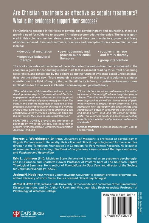 Produktbild: Evidence-Based Practices for Christian Counseling and Psychotherapy