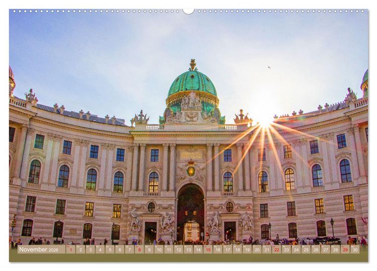 Produktbild: Herzlich willkommen in Wien (Wandkalender 2026 DIN A2 quer), CALVENDO Monatskalender