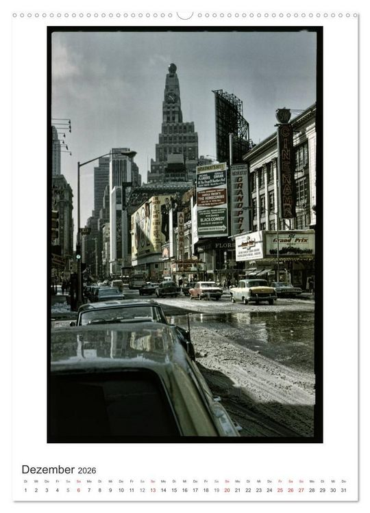 Produktbild: NEW YORK CITY - Vintage Views (Wandkalender 2026 DIN A2 hoch), CALVENDO Monatskalender