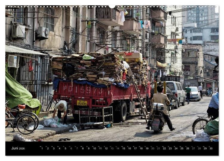 Produktbild: SHANGHAI - ohne Filter (Wandkalender 2026 DIN A2 quer), CALVENDO Monatskalender