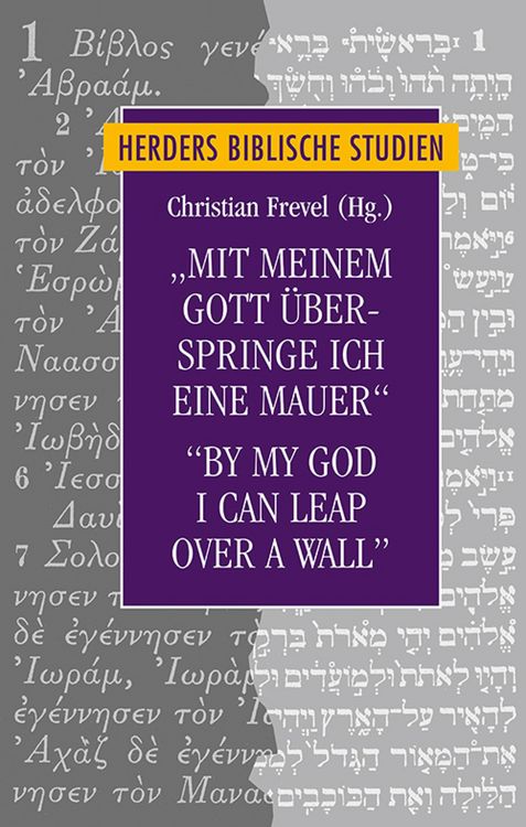 Produktbild: "Mit meinem Gott &uuml;berspringe ich eine Mauer"/"By my God I can leap over a wall"
