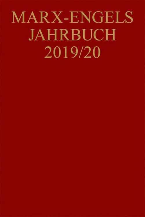 Produktbild: Marx-Engels-Jahrbuch 2019/20