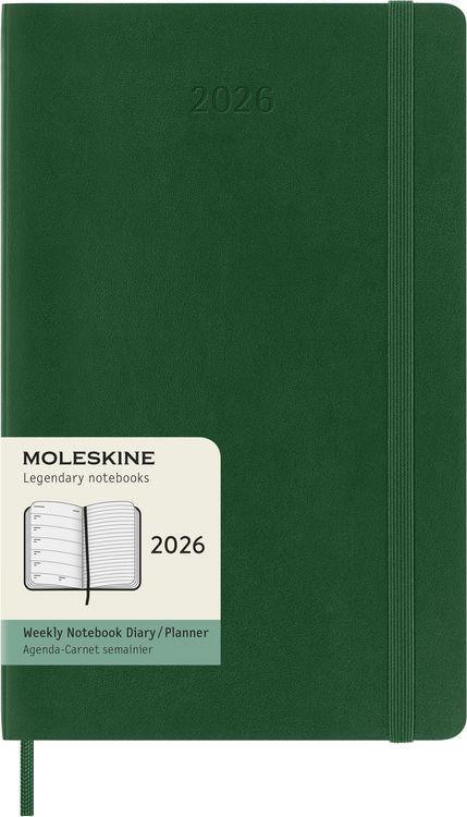 Moleskine 12 Monate Pro Wochen Notizkalender 2026, Pro Large/A5, 1 Wo